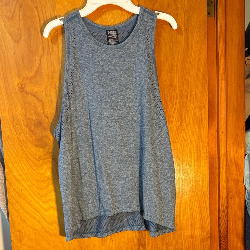 PINK Victoria's Secret Heather Blue Tank